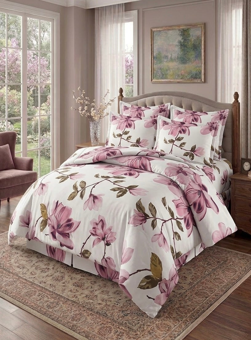 Duvet Set-Ultra Floral 6-Pcs
