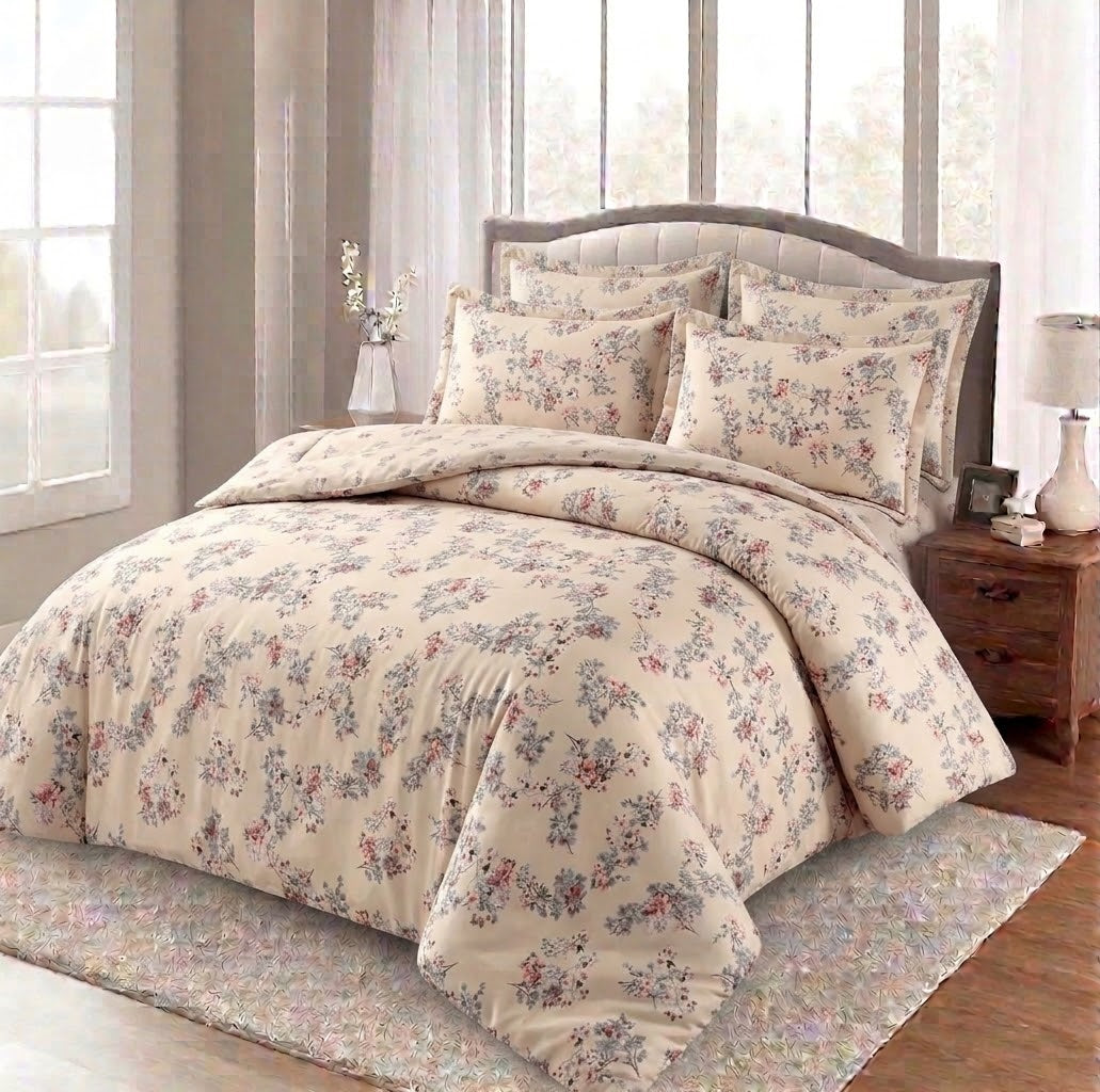 Duvet Set-Majestic Floral 6-Pcs