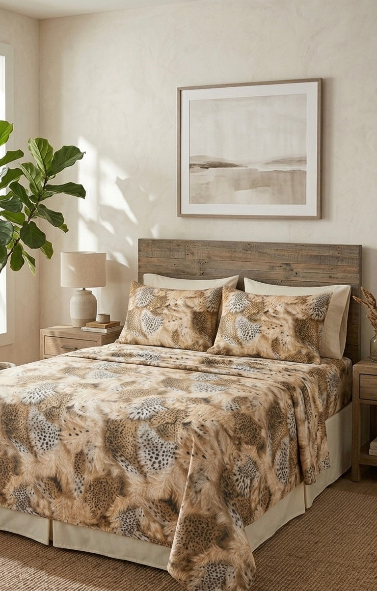 Exp Feather Cheeta -Cotton