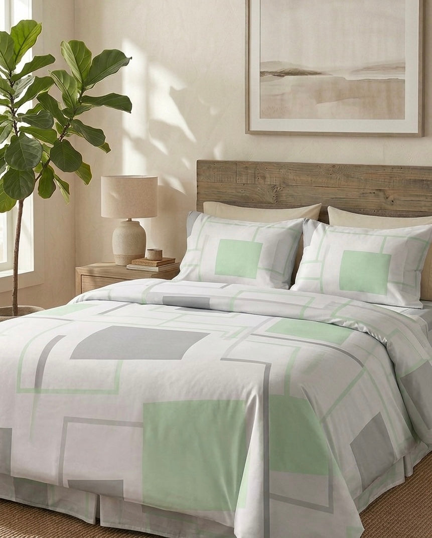 Exp Beige Green Grey -Cotton