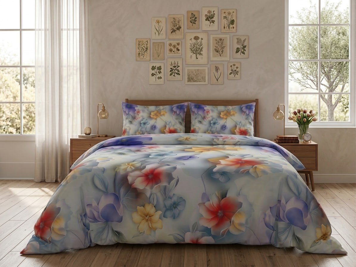 3D Bedsheet- Roses Two