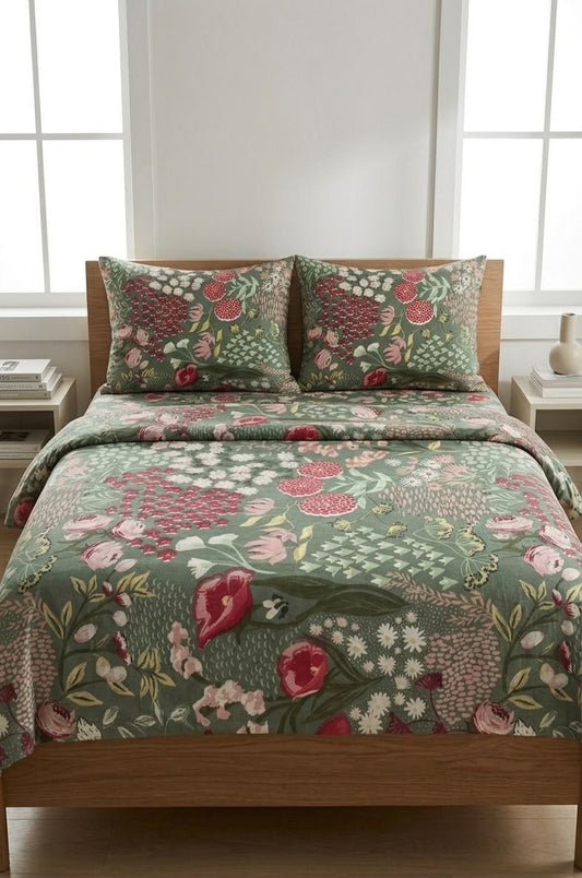 Ms Greeny Floral - Cotton