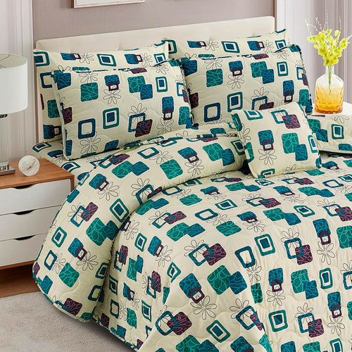 Abstract Square - 7PCS Cotton Punch