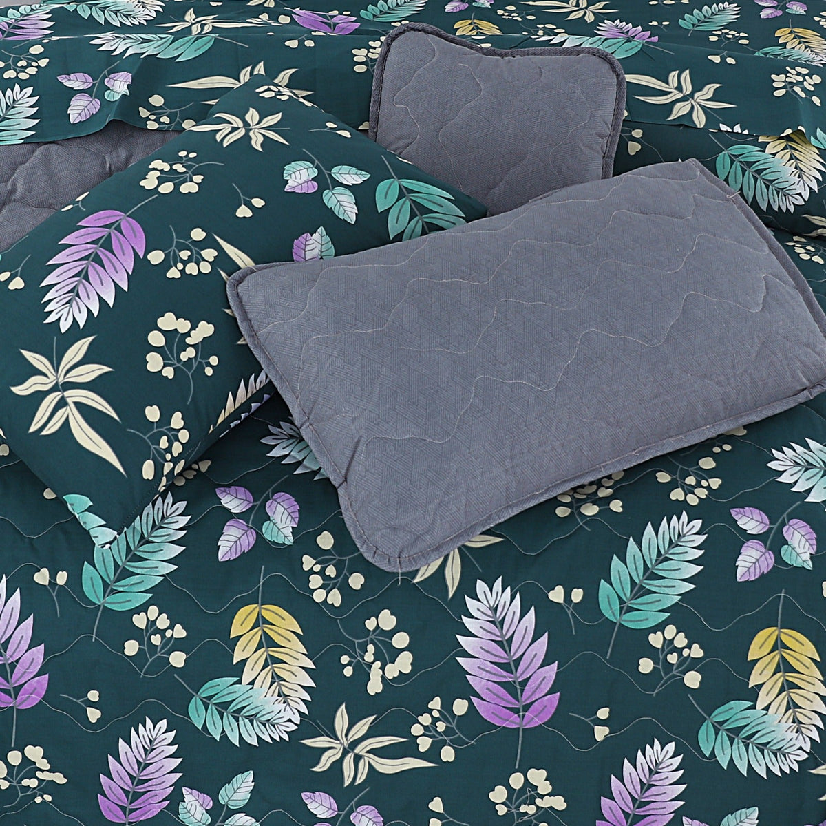 Teal Garden - 7 Pcs
