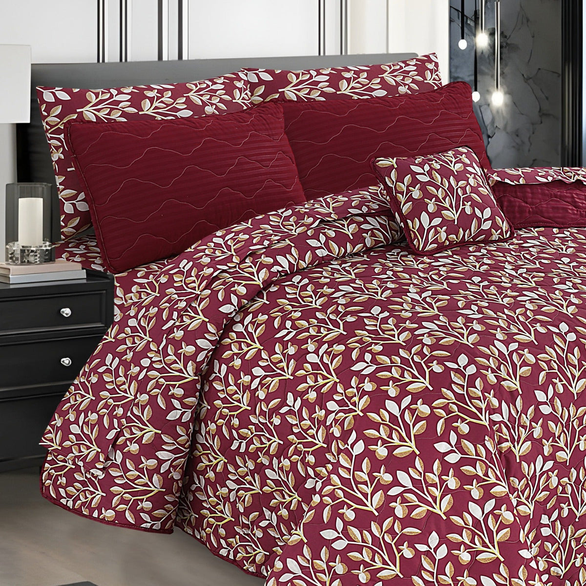 Red Elegance - 7 Pcs
