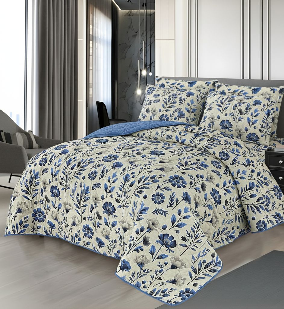 Sapphire Petals - Cotton